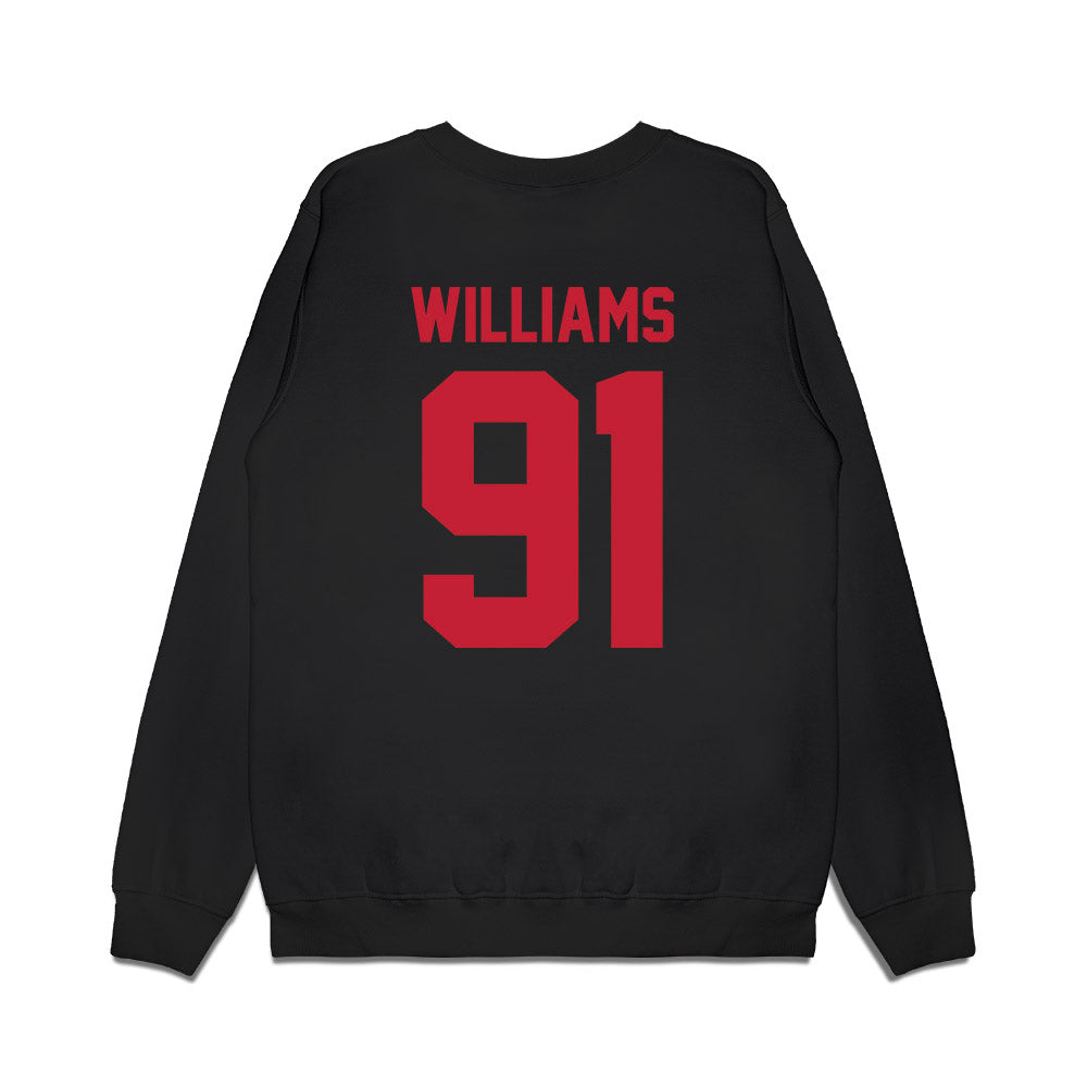 Ohio State - NCAA Football : Tyleik Williams - Vintage Helmet Premium Crewneck Sweatshirt-1