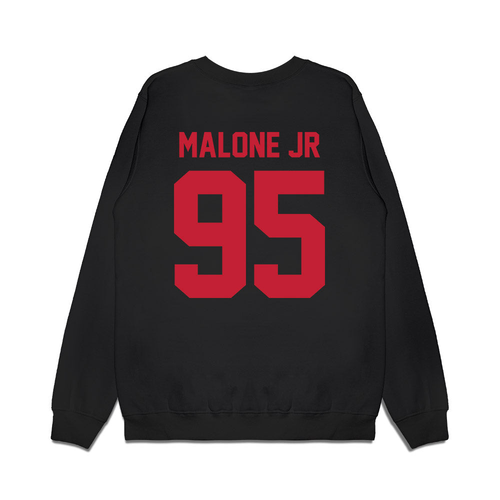 Ohio State - NCAA Football : Tywone Malone jr - Vintage Helmet Premium Crewneck Sweatshirt-1
