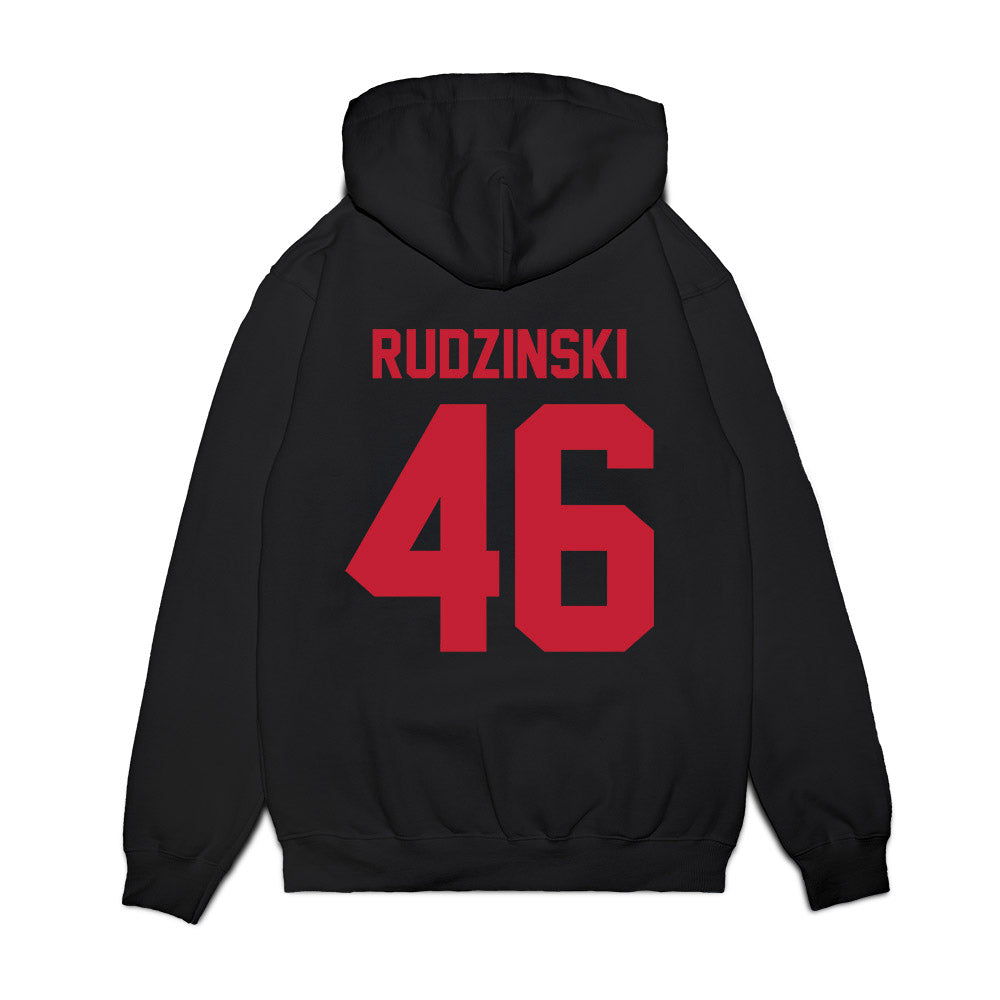Ohio State - NCAA Football : Ryan Rudzinski - Vintage Helmet Premium Hooded Sweatshirt-1