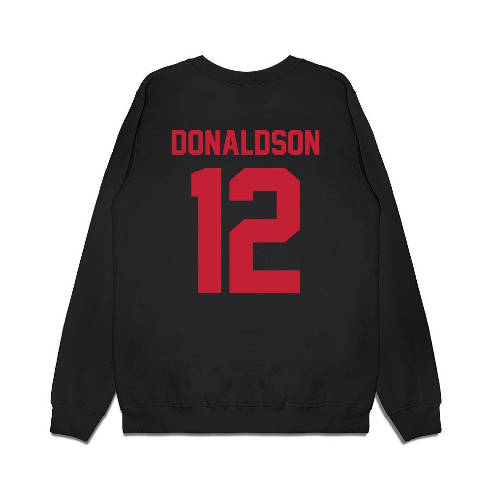 Ohio State - NCAA Football : CJ Donaldson - Vintage Helmet Premium Crewneck Sweatshirt-1