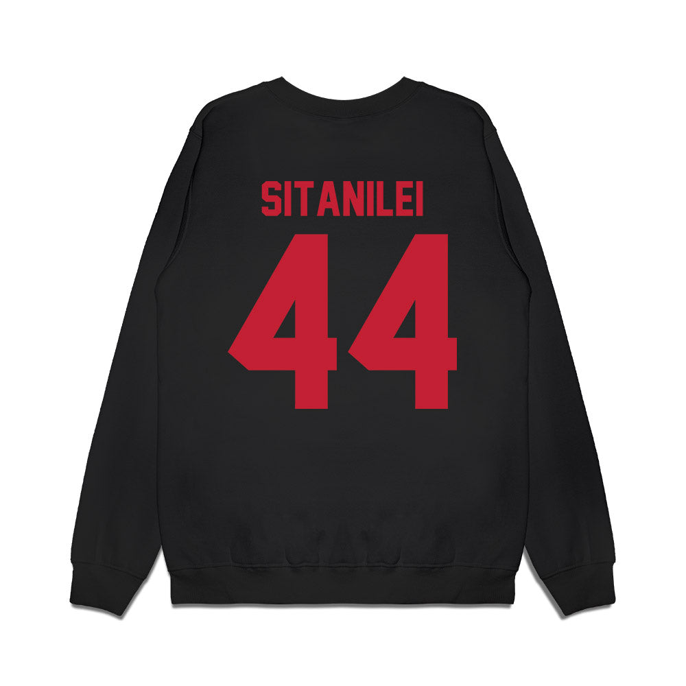 Ohio State - NCAA Football : Epi Sitanilei - Vintage Helmet Premium Crewneck Sweatshirt-1