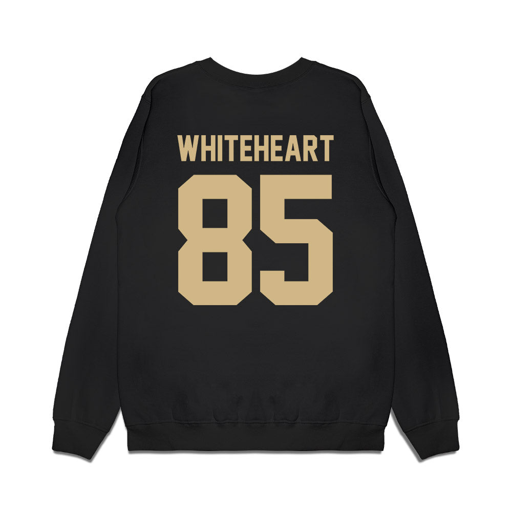 Wake Forest - NCAA Football : Blake Whiteheart - Vintage Helmet Premium Crewneck Sweatshirt-1