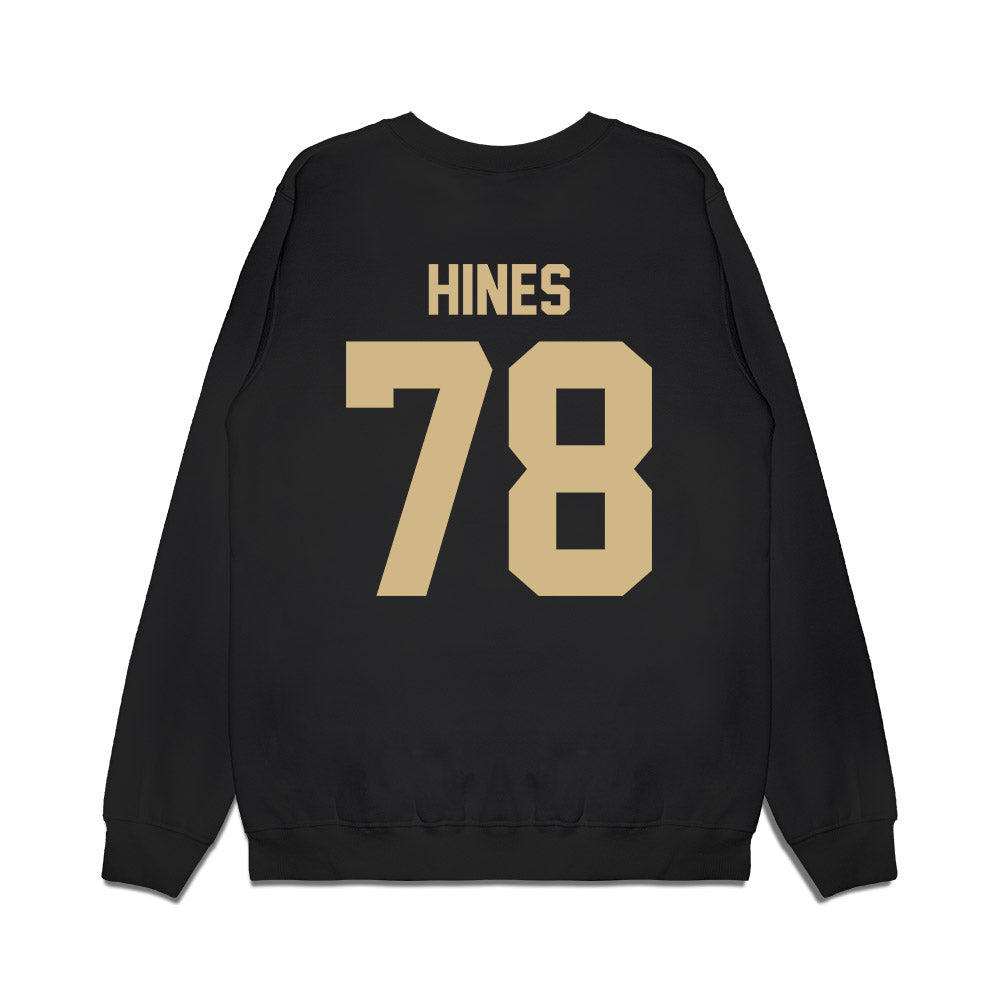 Wake Forest - NCAA Football : Jack Hines - Vintage Helmet Premium Crewneck Sweatshirt-1