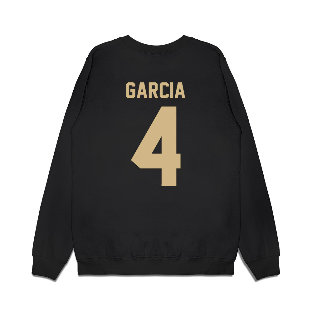 Wake Forest - NCAA Football : Sascha Garcia - Vintage Helmet Premium Crewneck Sweatshirt-1