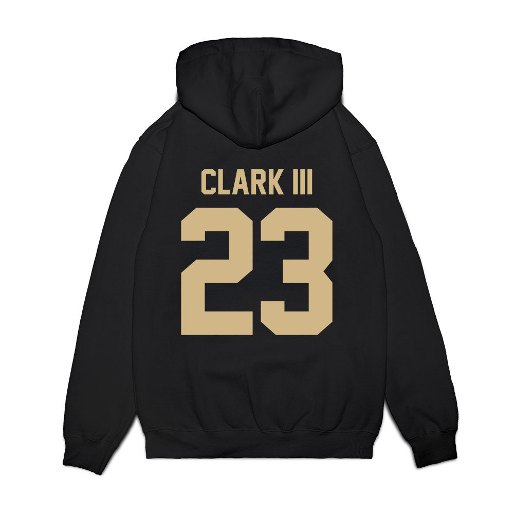 Wake Forest - NCAA Football : Ty Clark III - Vintage Helmet Premium Hooded Sweatshirt-1