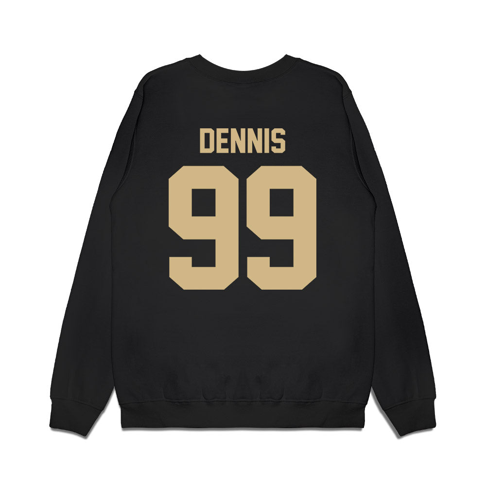 Wake Forest - NCAA Football : Matthew Dennis - Vintage Helmet Premium Crewneck Sweatshirt-1