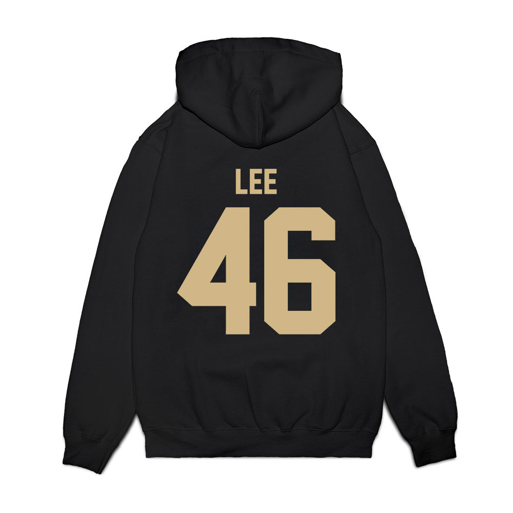 Wake Forest - NCAA Football : Kerrington Lee - Vintage Helmet Premium Hooded Sweatshirt-1