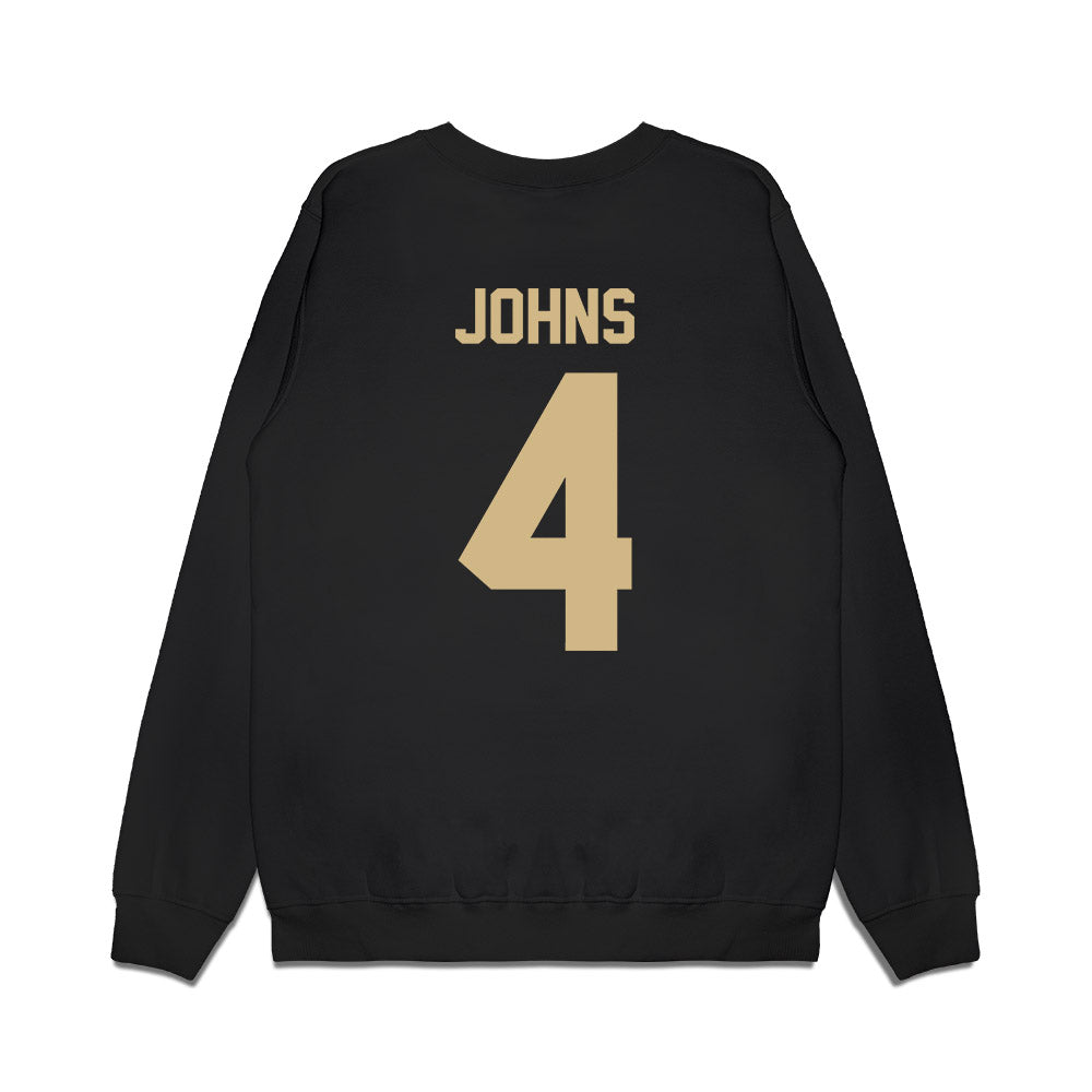 Wake Forest - NCAA Football : Jacorey Johns - Vintage Helmet Premium Crewneck Sweatshirt-1