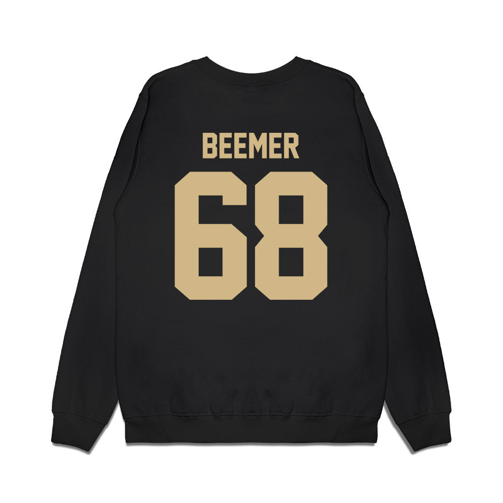 Wake Forest - NCAA Football : Luke Beemer - Vintage Helmet Premium Crewneck Sweatshirt-1