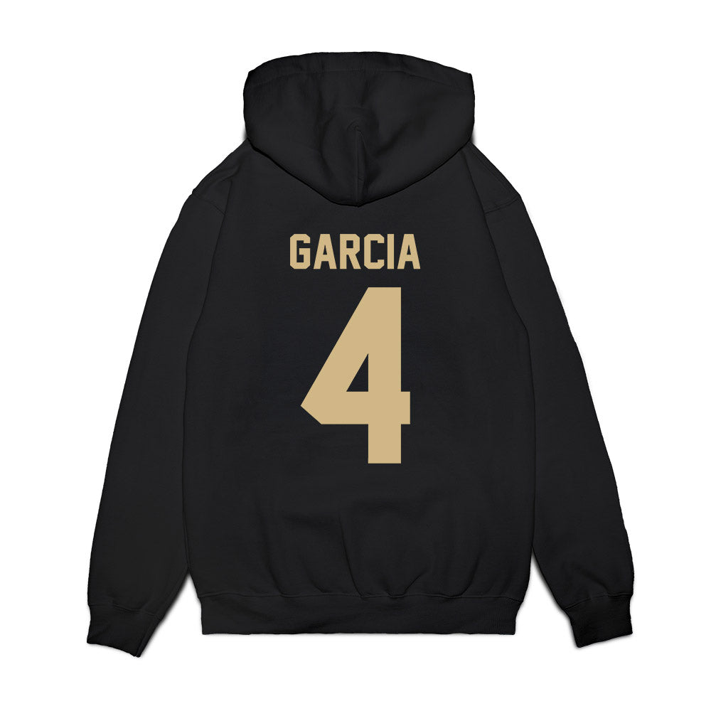 Wake Forest - NCAA Football : Sascha Garcia - Vintage Helmet Premium Hooded Sweatshirt-1