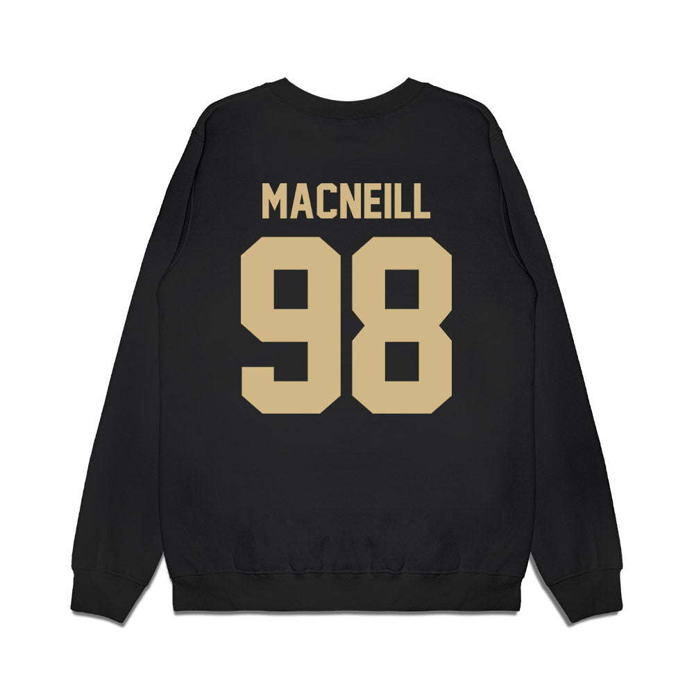 Wake Forest - NCAA Football : Rohan MacNeill - Vintage Helmet Premium Crewneck Sweatshirt-1