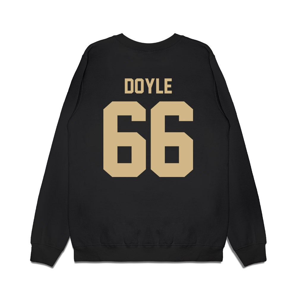 Wake Forest - NCAA Football : Cale Doyle - Vintage Helmet Premium Crewneck Sweatshirt-1