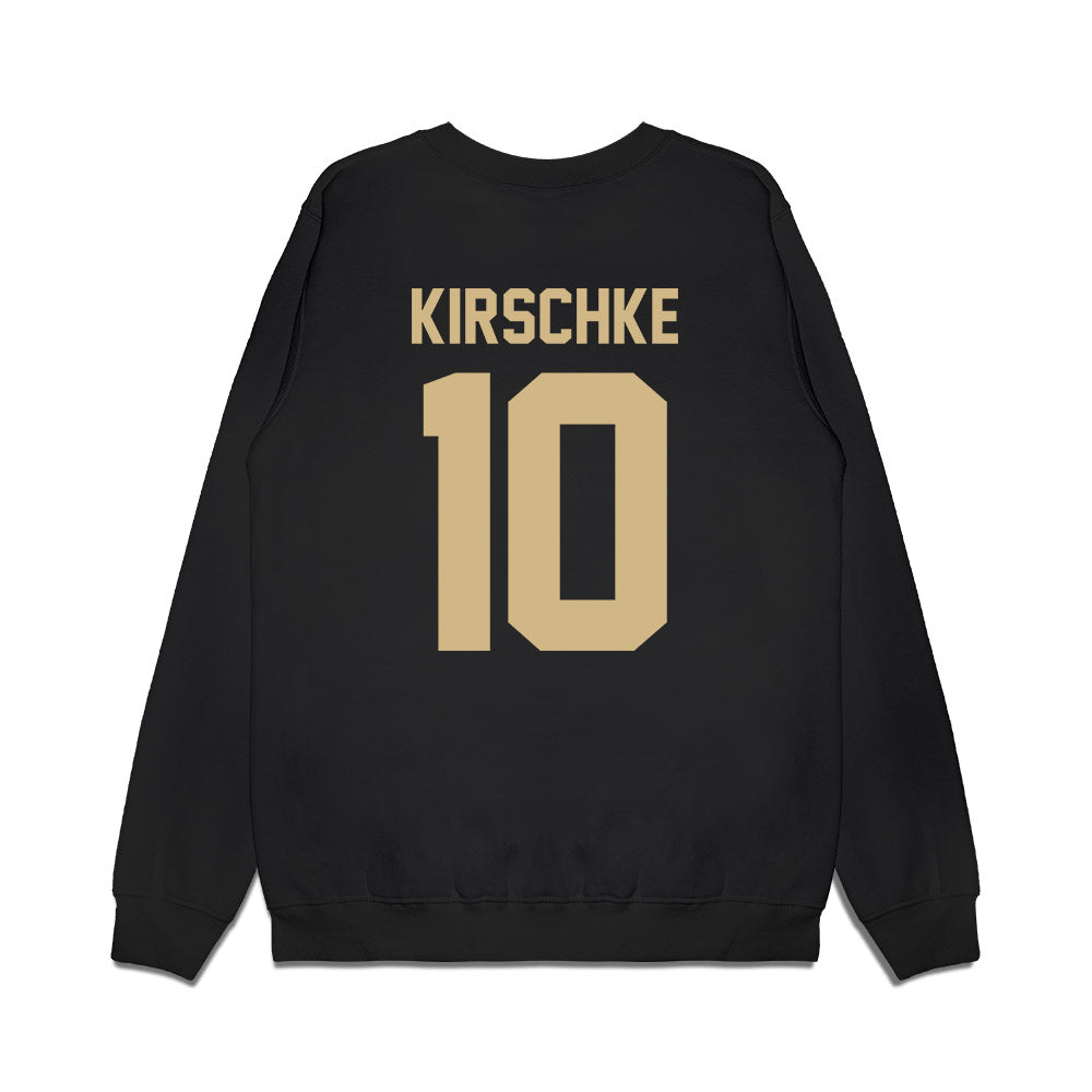 Wake Forest - NCAA Football : Gabe Kirschke - Vintage Helmet Premium Crewneck Sweatshirt-1