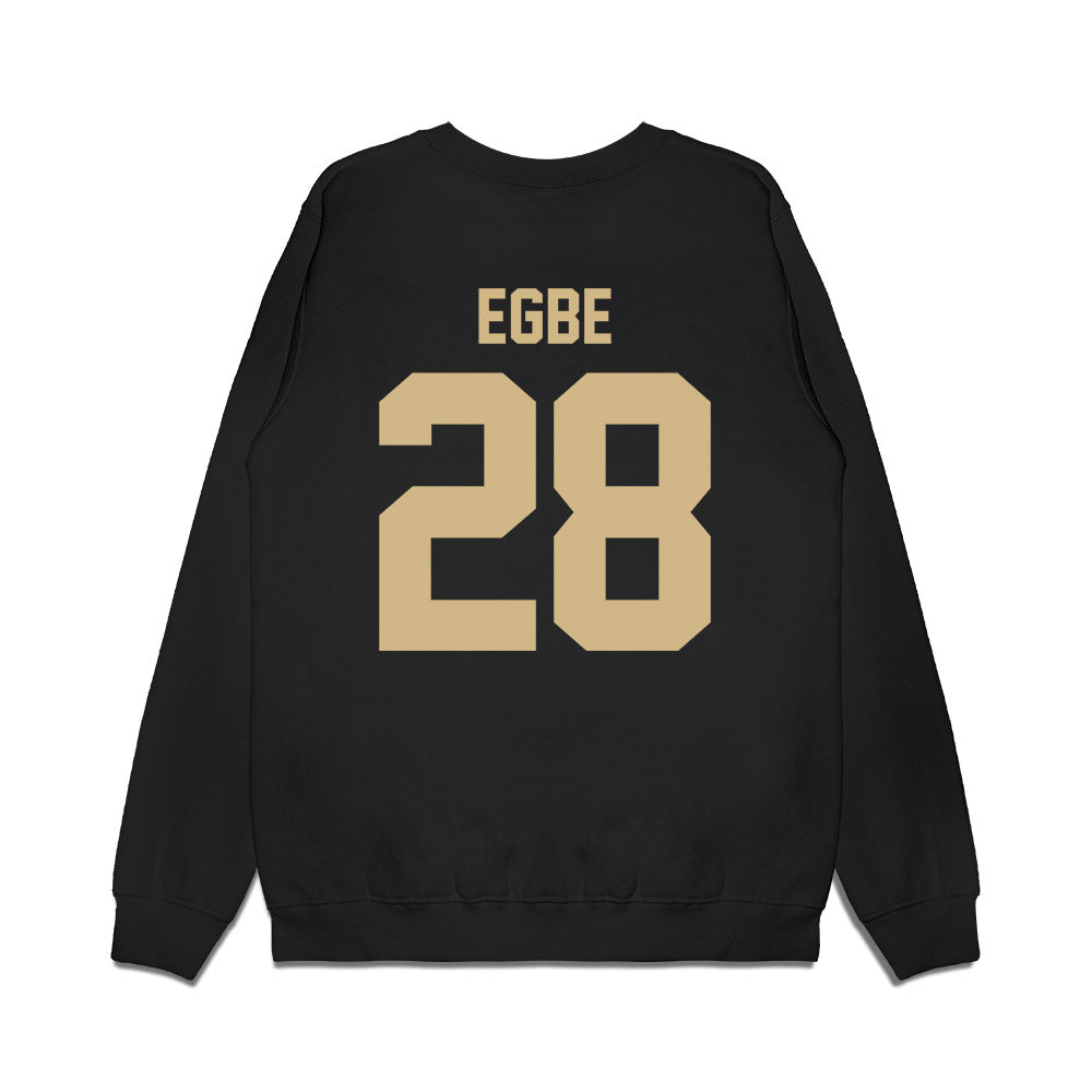 Wake Forest - NCAA Football : David Egbe - Vintage Helmet Premium Crewneck Sweatshirt-1