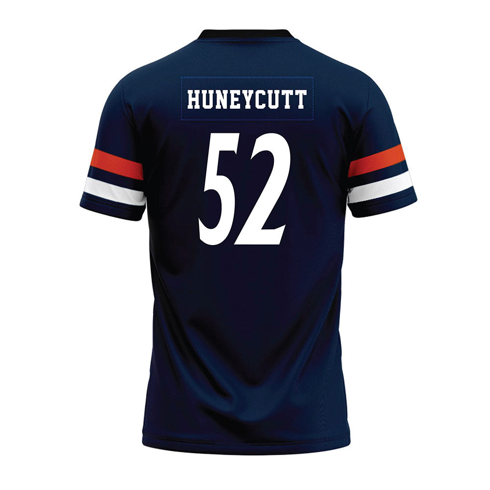 UTSA - NCAA Football : Preston Huneycutt - Navy Premium Football Jersey-1