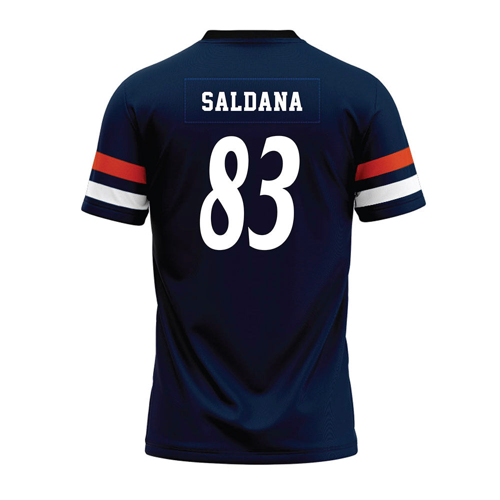 UTSA - NCAA Football : Ezekiel Saldana - Navy Premium Football Jersey-1