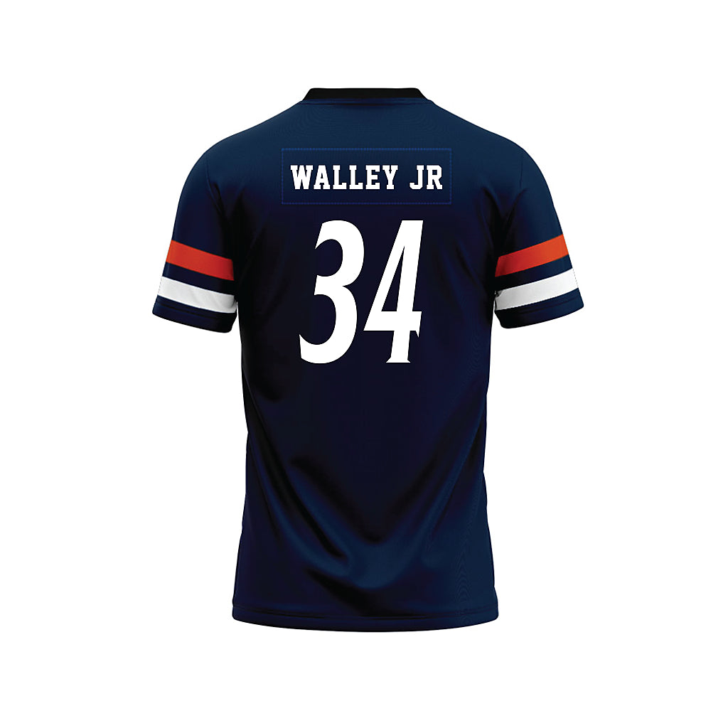 UTSA - NCAA Football : James Walley Jr - Navy Premium Football Jersey-1