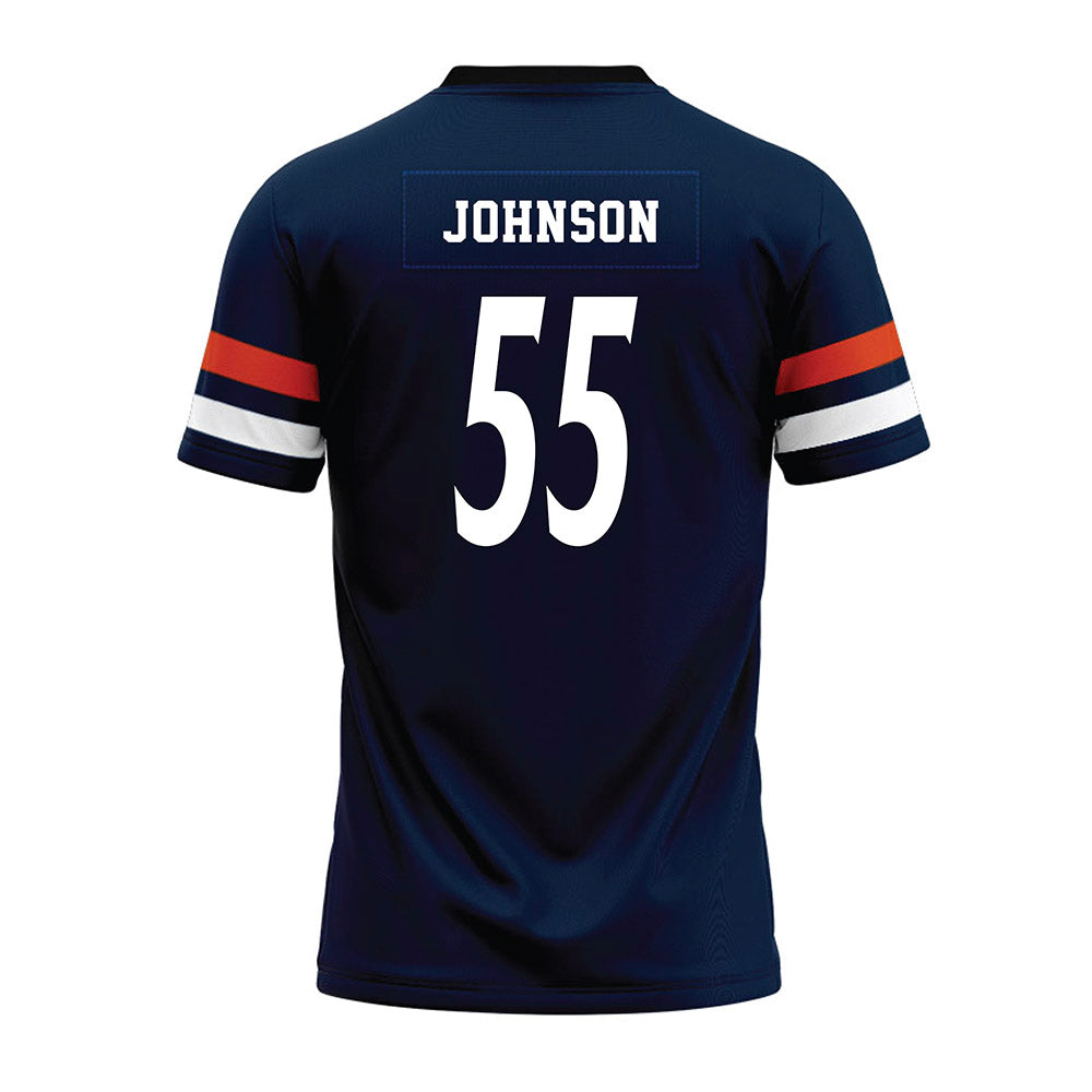 UTSA - NCAA Football : Amare Johnson - Navy Premium Football Jersey-1
