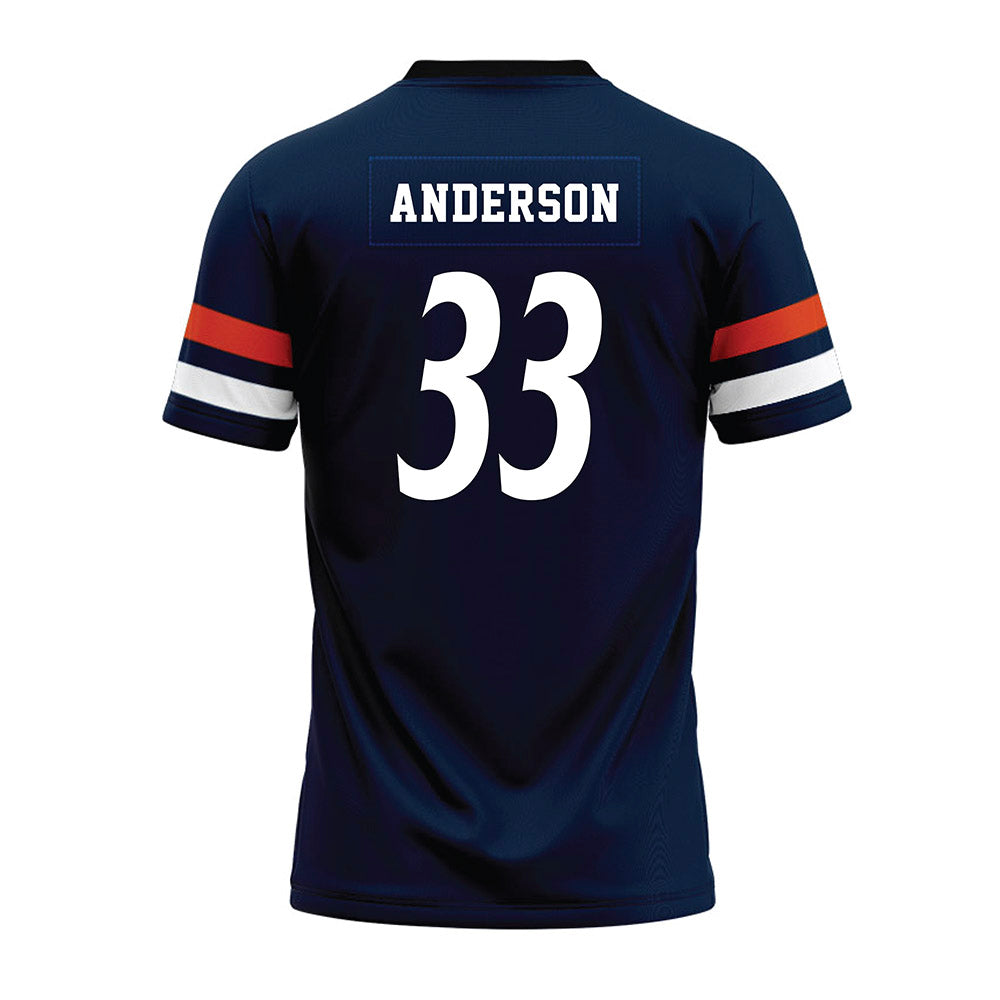 UTSA - NCAA Football : Mekhi Anderson - Navy Premium Football Jersey-1
