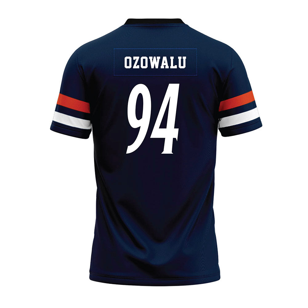 UTSA - NCAA Football : Kenny Ozowalu - Navy Premium Football Jersey-1