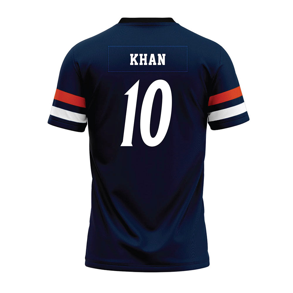 UTSA - NCAA Football : Alpha Khan - Navy Premium Football Jersey-1