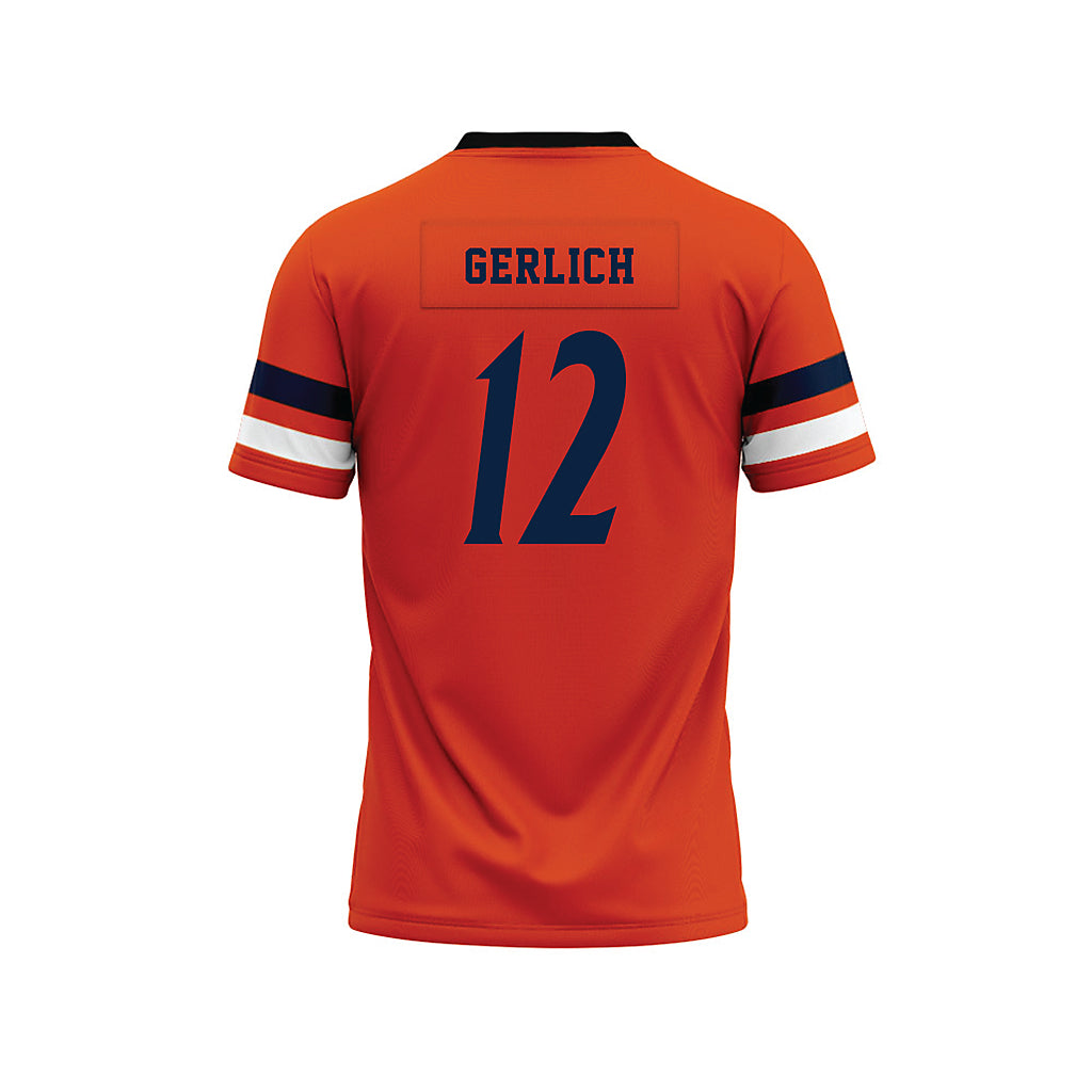 UTSA - NCAA Football : Max Gerlich - Orange Premium Football Jersey-1