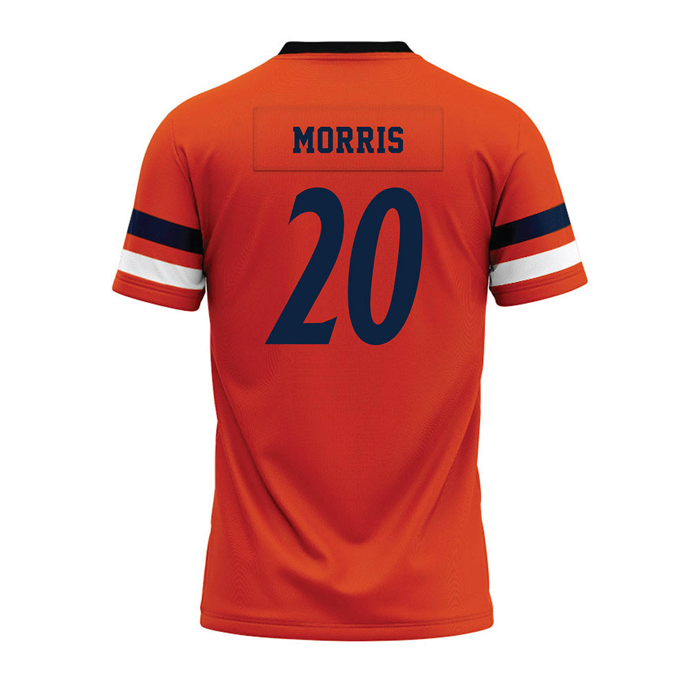 UTSA - NCAA Football : Zach Morris - Orange Premium Football Jersey-1