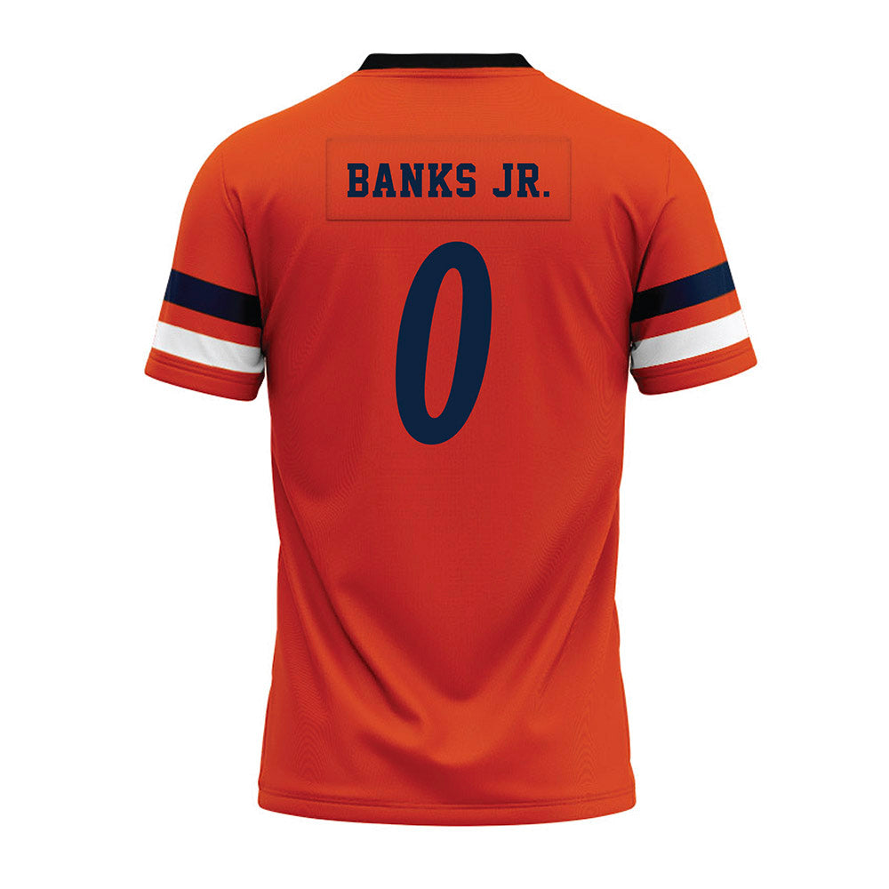 UTSA - NCAA Football : Shad Banks Jr. - Orange Premium Football Jersey-1
