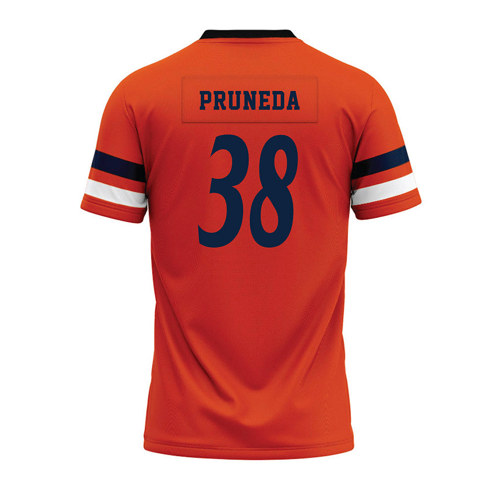 UTSA - NCAA Football : Alan Pruneda - Orange Premium Football Jersey-1