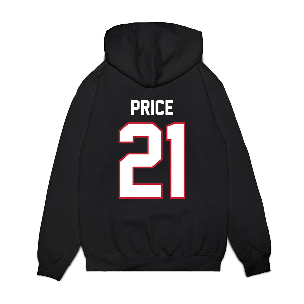 Arizona - NCAA Football : Johno Price - Vintage Helmet Premium Hooded Sweatshirt-1