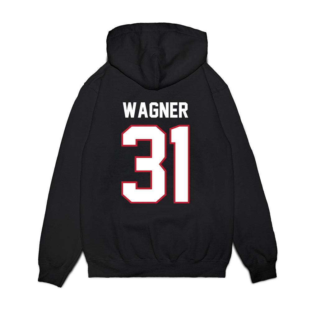 Arizona - NCAA Football : Ian Wagner - Vintage Helmet Premium Hooded Sweatshirt-1