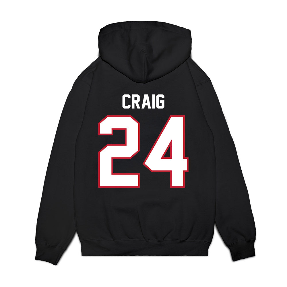 Arizona - NCAA Football : Quincy Craig - Vintage Helmet Premium Hooded Sweatshirt-1