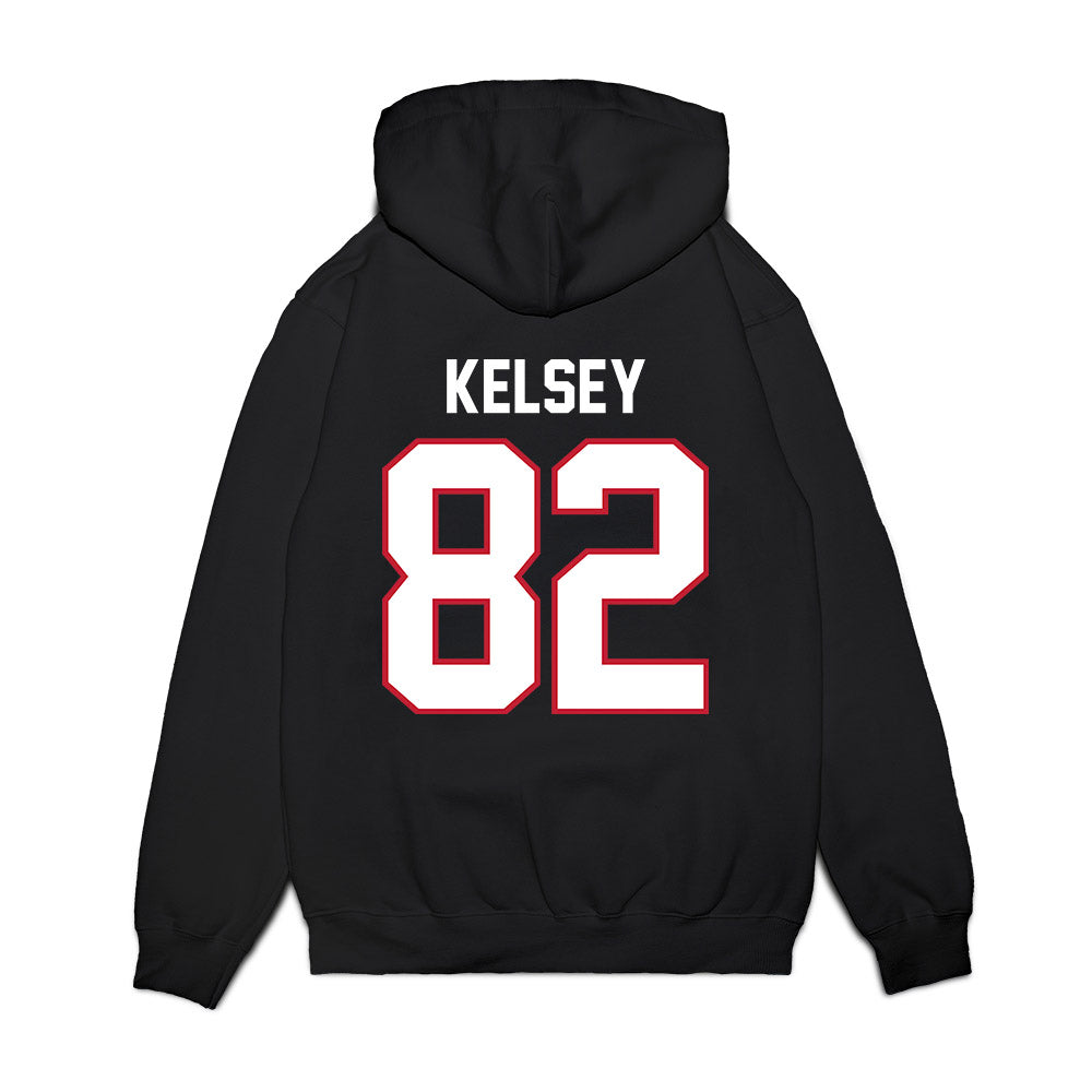 Arizona - NCAA Football : Landon Kelsey - Vintage Helmet Premium Hooded Sweatshirt-1