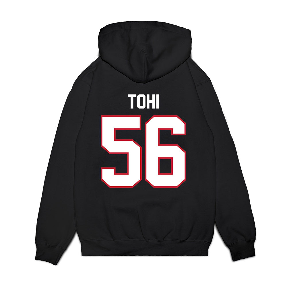 Arizona - NCAA Football : Sione Tohi - Vintage Helmet Premium Hooded Sweatshirt-1
