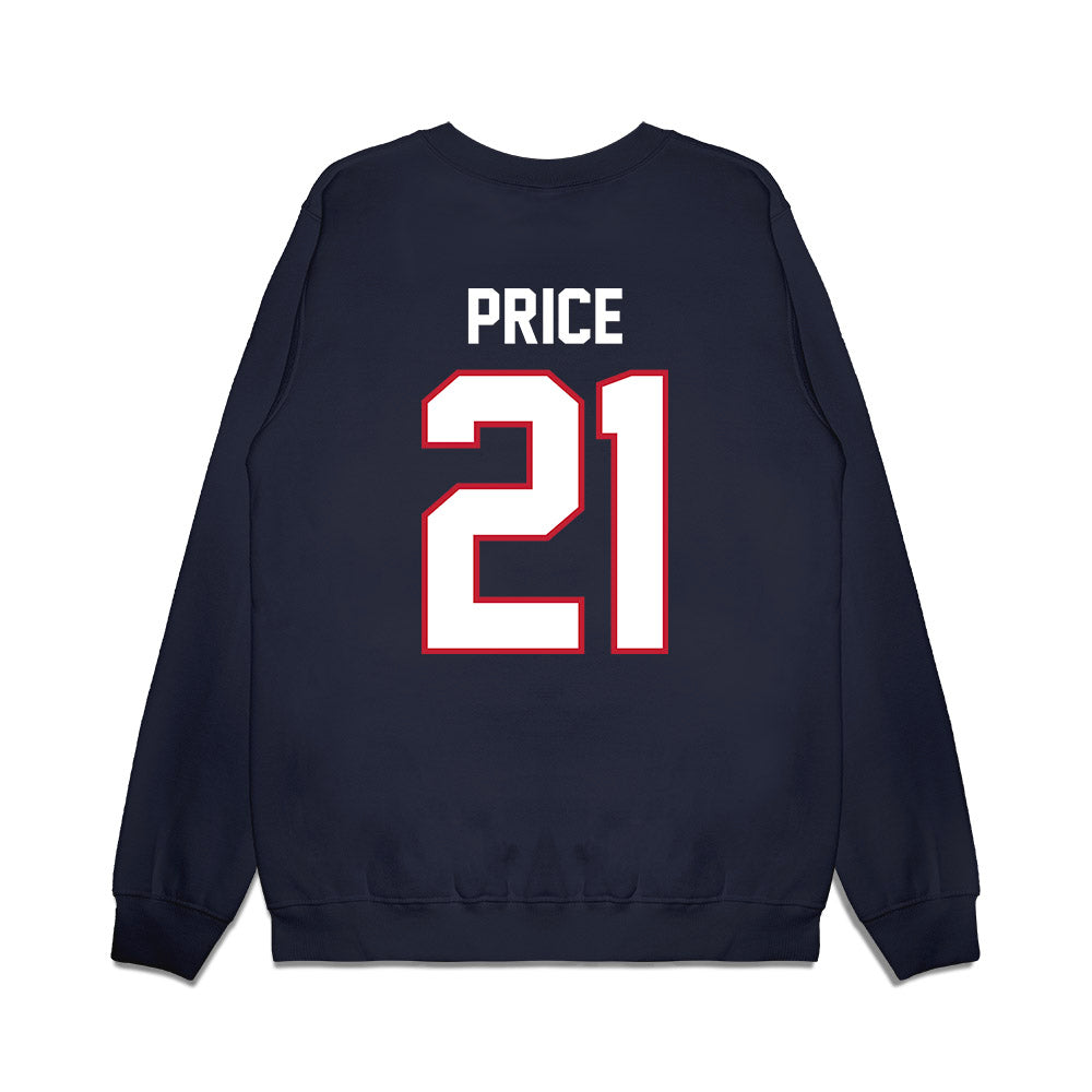 Arizona - NCAA Football : Johno Price - Vintage Helmet Premium Crewneck Sweatshirt-1