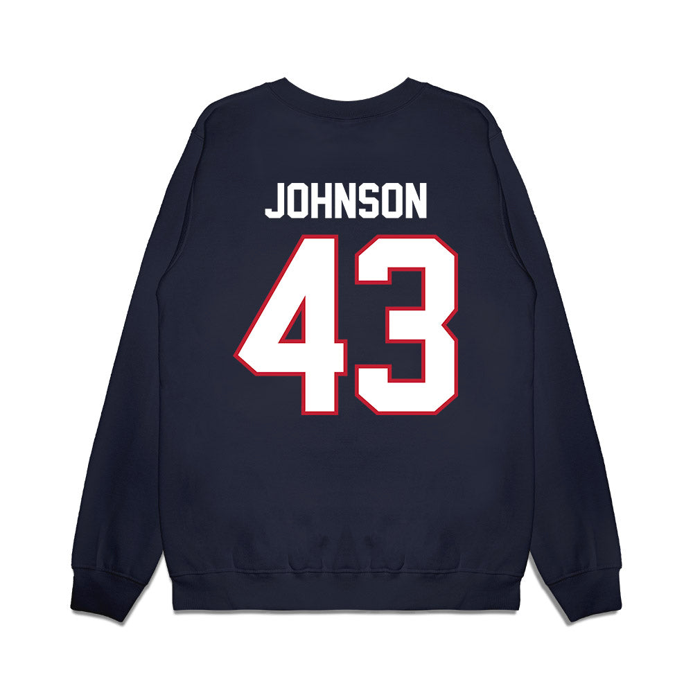 Arizona - NCAA Football : Dalton Johnson - Vintage Helmet Premium Crewneck Sweatshirt-1