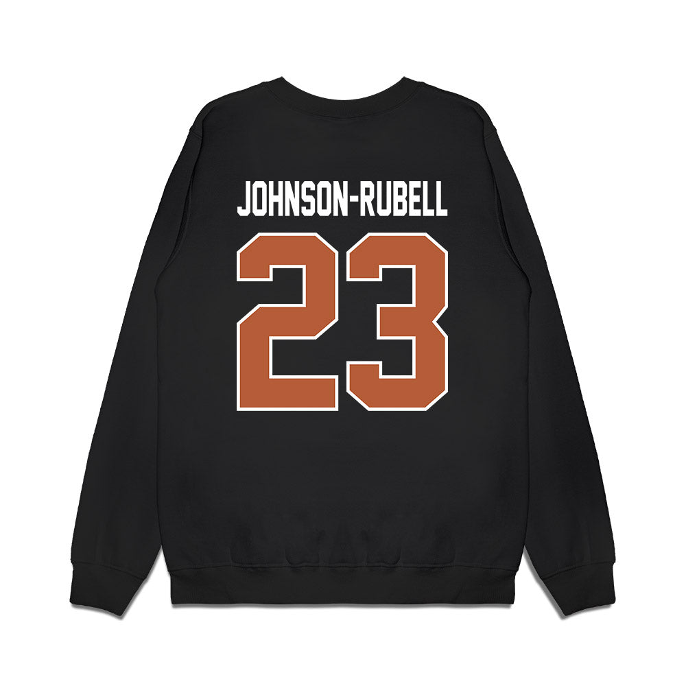 Texas - NCAA Football : Jordon Johnson-Rubell - Vintage Helmet Premium Crewneck Sweatshirt-1