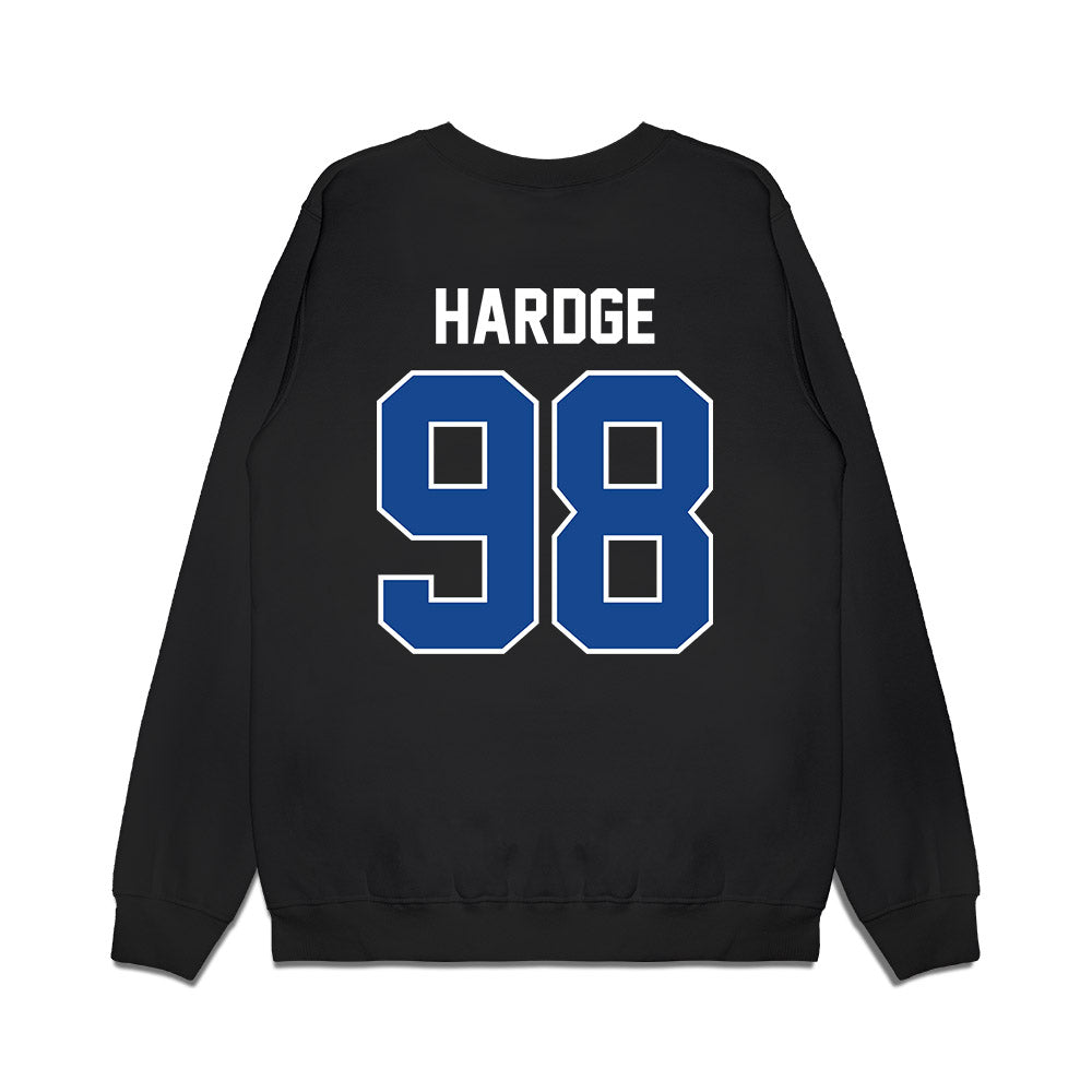 Kentucky - NCAA Football : Kenyatta Hardge - Vintage Helmet Premium Crewneck Sweatshirt-1