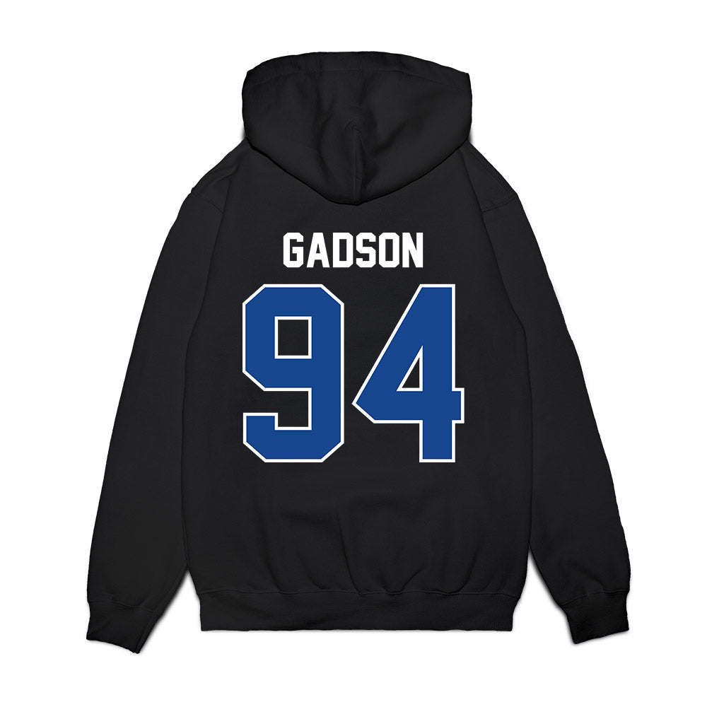 Kentucky - NCAA Football : Tavion Gadson - Vintage Helmet Premium Hooded Sweatshirt-1