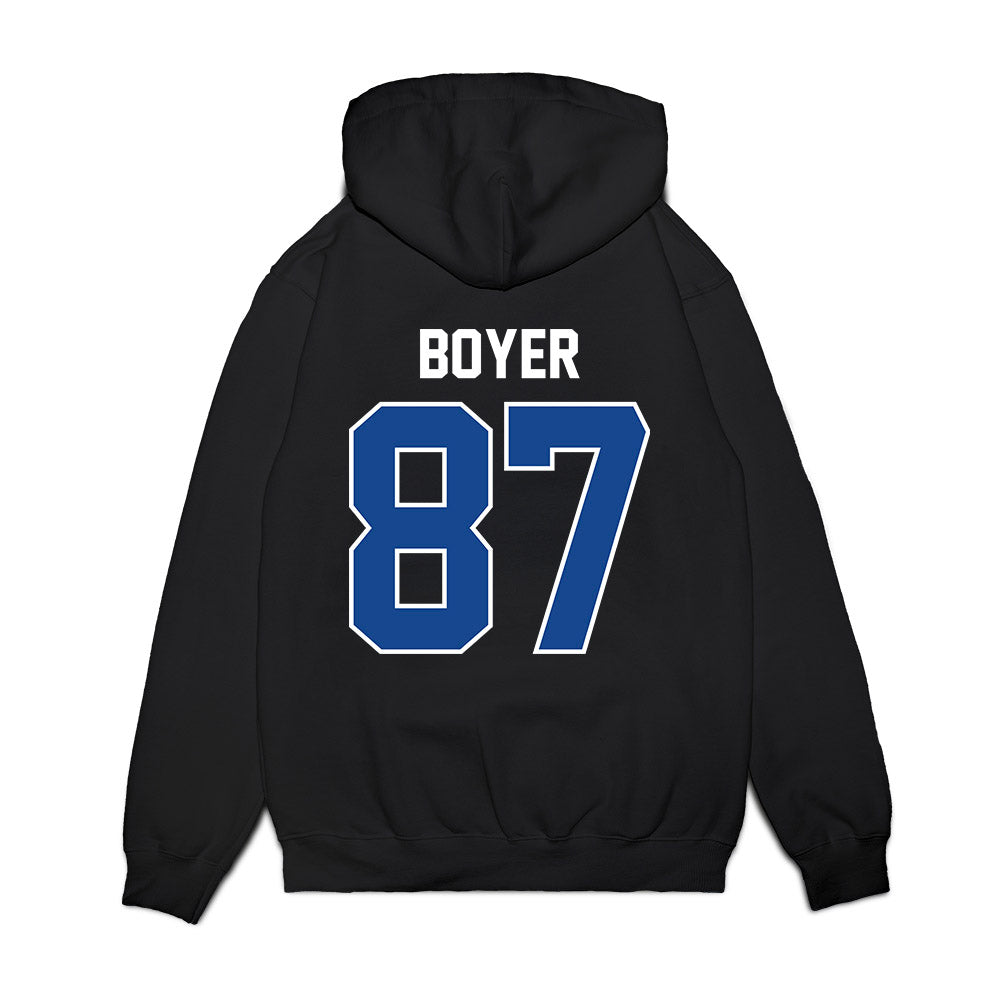 Kentucky - NCAA Football : Henry Boyer - Vintage Helmet Premium Hooded Sweatshirt-1
