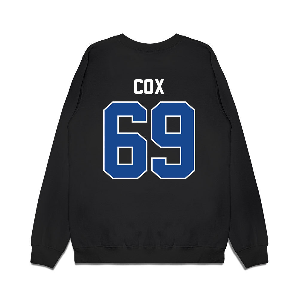 Kentucky - NCAA Football : Marques Cox - Vintage Helmet Premium Crewneck Sweatshirt-1