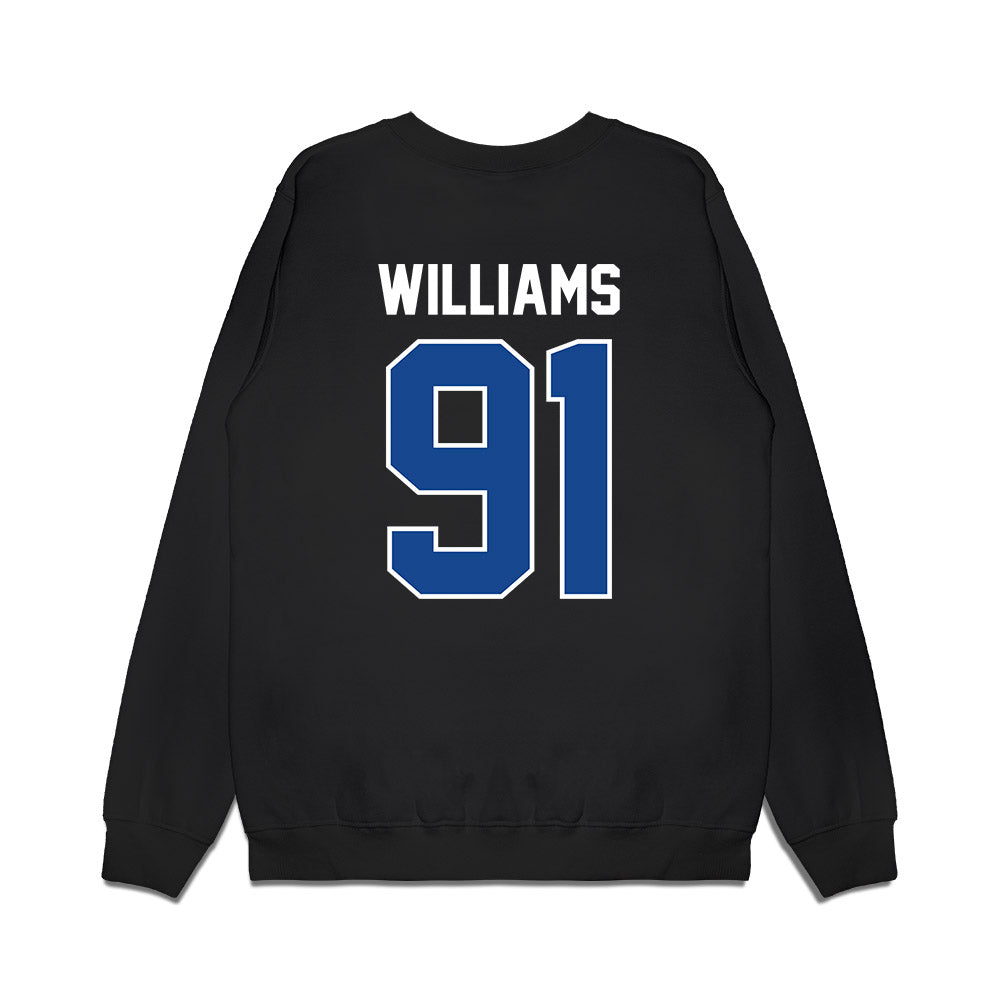Kentucky - NCAA Football : Jaden Williams - Vintage Helmet Premium Crewneck Sweatshirt-1