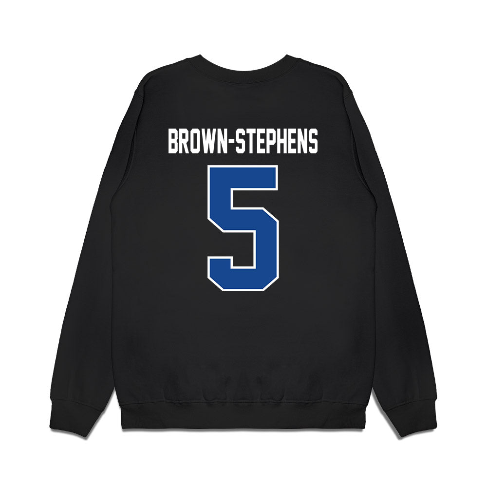 Kentucky - NCAA Football : Anthony Brown-Stephens - Vintage Helmet Premium Crewneck Sweatshirt-1