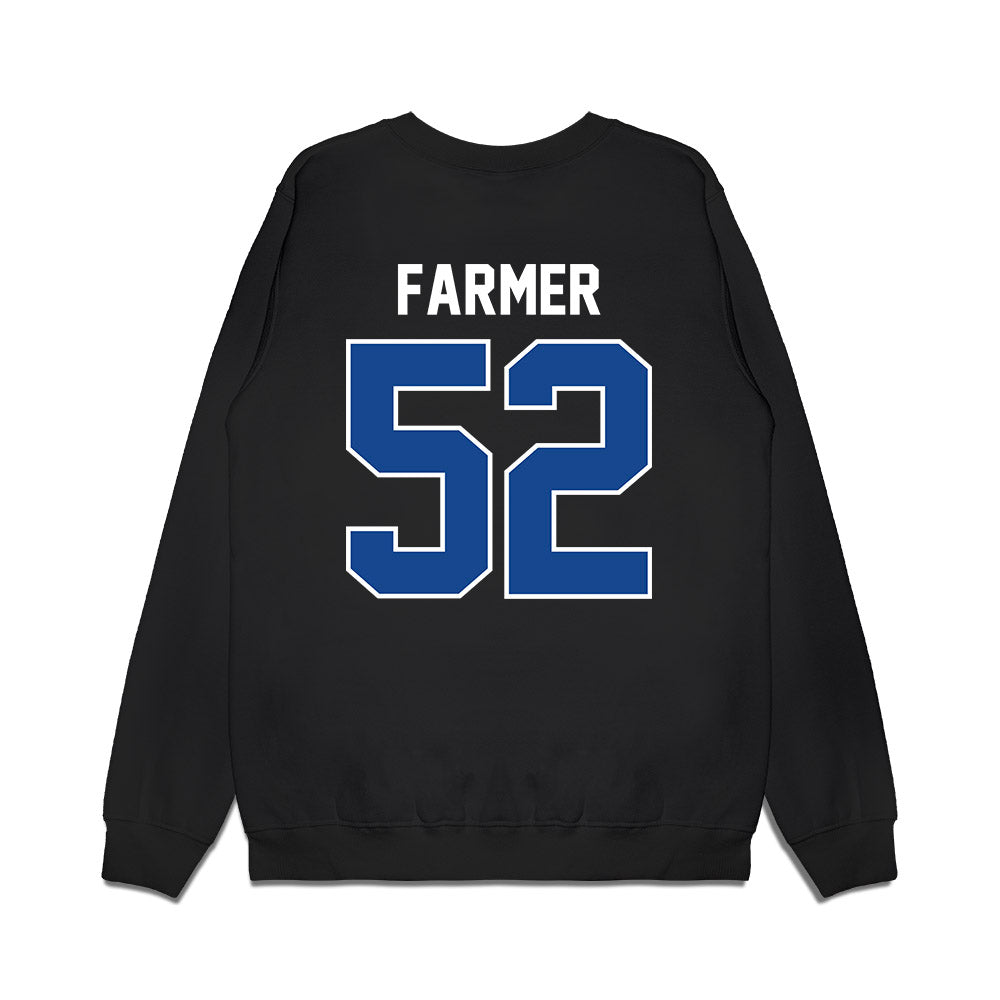 Kentucky - NCAA Football : Jalen Farmer - Vintage Helmet Premium Crewneck Sweatshirt-1