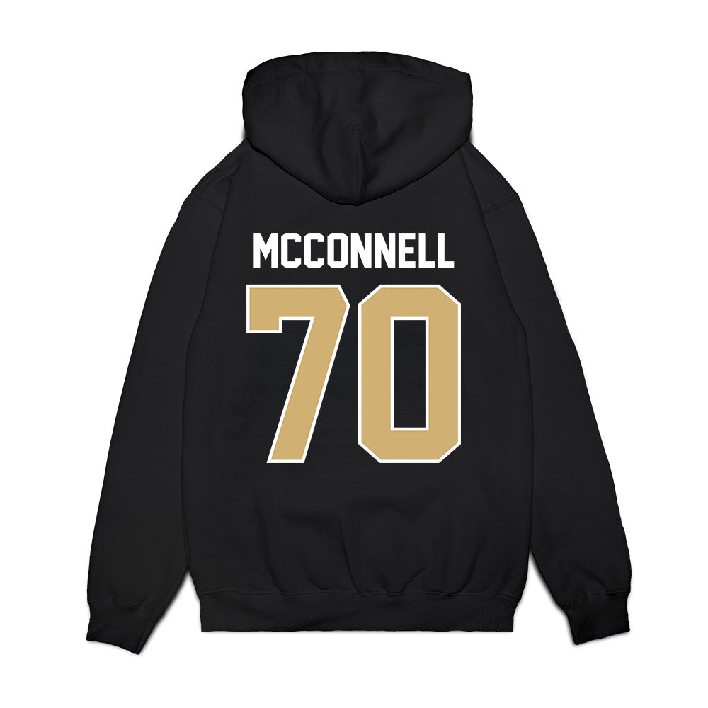 Vanderbilt - NCAA Football : Cade McConnell - Vintage Helmet Premium Hooded Sweatshirt-1