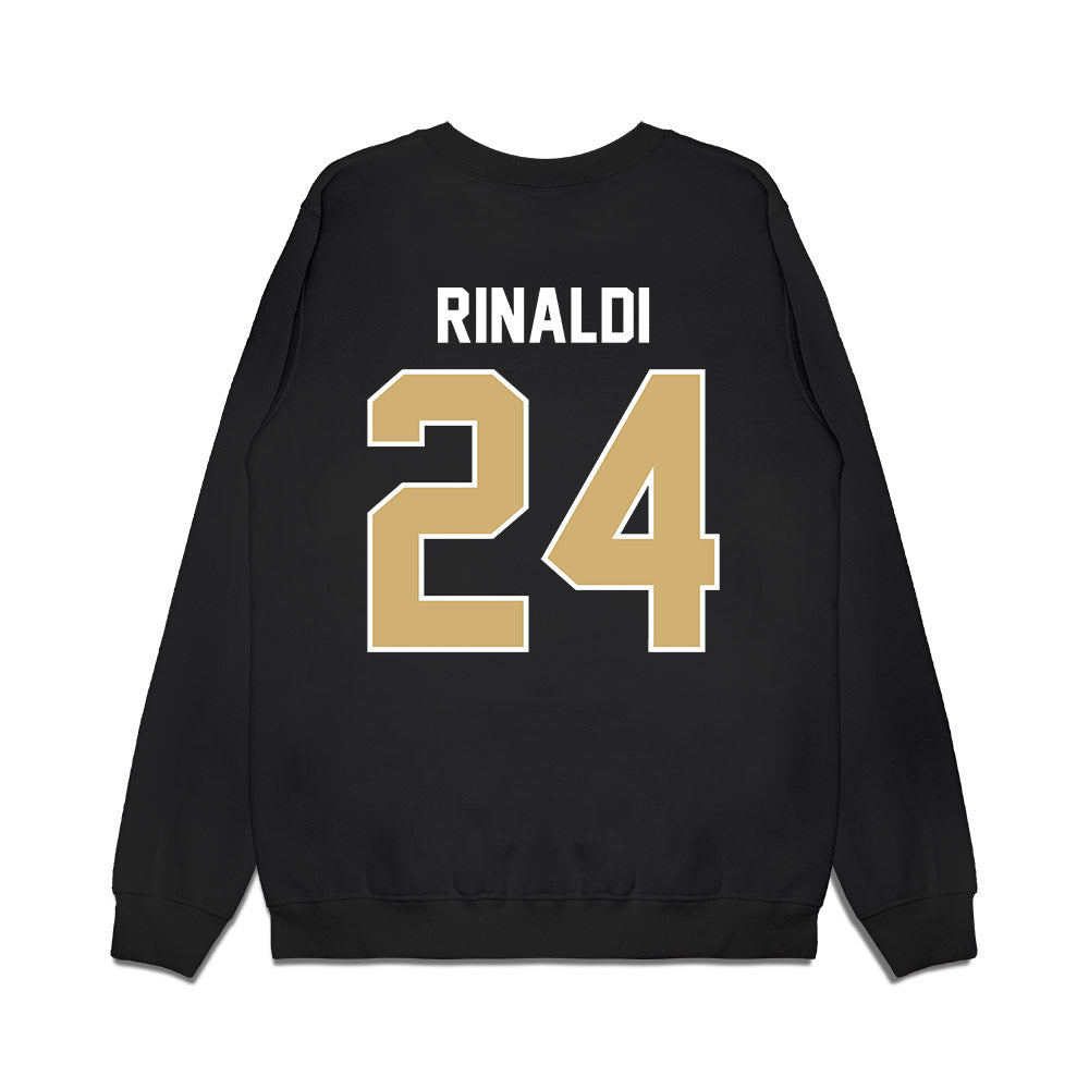 Vanderbilt - NCAA Football : Nick Rinaldi - Vintage Helmet Premium Crewneck Sweatshirt-1