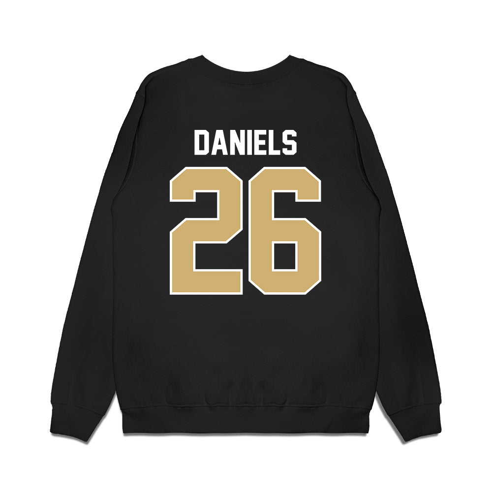 Vanderbilt - NCAA Football : Cayden Daniels - Vintage Helmet Premium Crewneck Sweatshirt-1