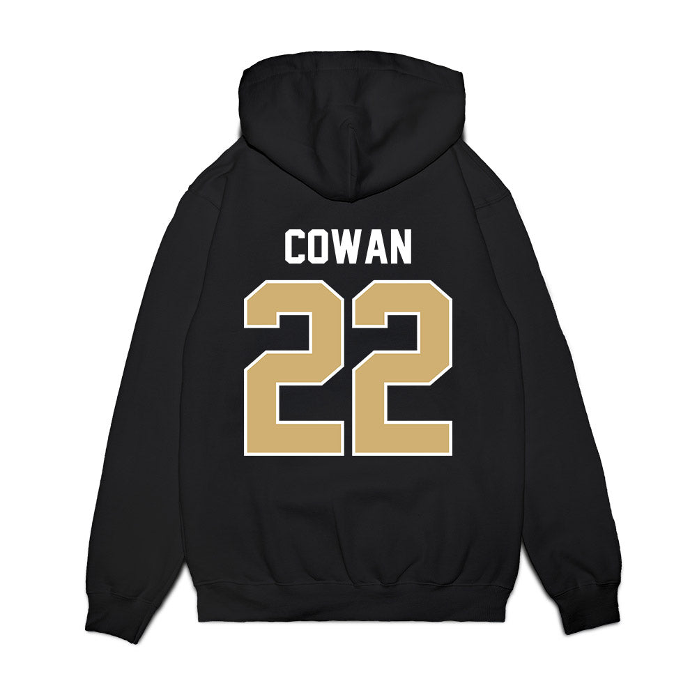 Vanderbilt - NCAA Football : Bryce Cowan - Vintage Helmet Premium Hooded Sweatshirt-1