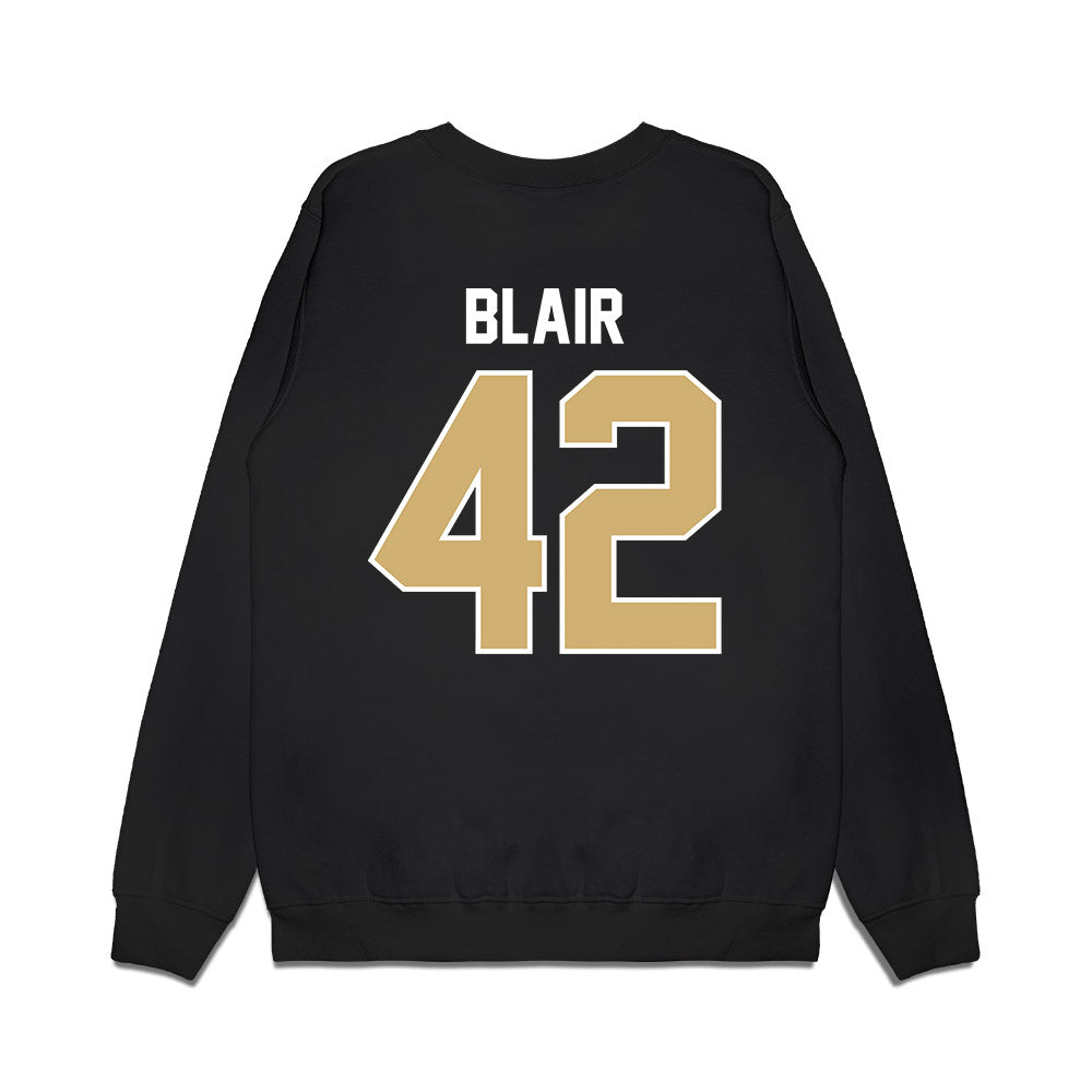 Vanderbilt - NCAA Football : Callahan Blair - Vintage Helmet Premium Crewneck Sweatshirt-1