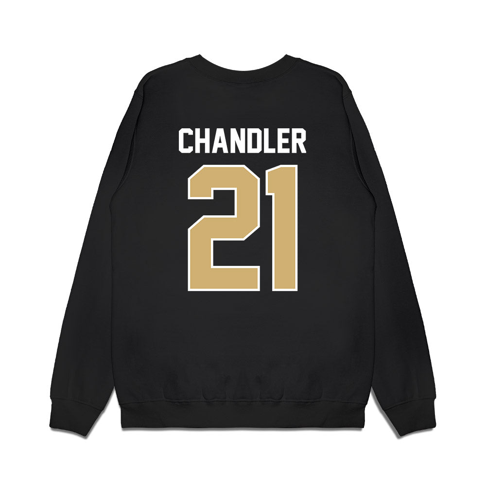 Vanderbilt - NCAA Football : Davin Chandler - Vintage Helmet Premium Crewneck Sweatshirt-1